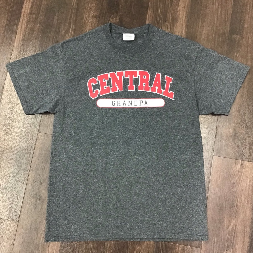 Central Washington Grandpa Large Grey Tee Shirt